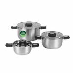 Salter BW14354 Stack-In roostikiirglasi 3-osa (16/22/24 cm) pottide komplekt