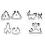 Guardini 3D piparkoogivormide komplekt 4 tk karbis 21 x 12,5 x 2 cm
