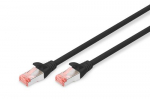 Digitus Patchkabel Cat6 S/FTP 2xRJ45 0.25m, Hebelschutz, Polybeutel