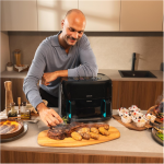 CECOTEC Kahekhealine kuumhku | Cecofry AND Grill Smokin'Prime 11000 | Vimsus 2800 W | Mahu 11 L | Musta