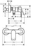 Hansgrohe Rebris E Matt Black 72650670
