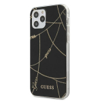 GUESS GUHCP12LPCUCHBK iPhone 12 Pro Max 6,7" tarna/must hardcase Kuldne keti kollektsioon