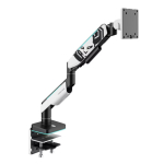 Diablo Chairs 49" monitorihoidik Diablo LED RGB X-Arm valge-musta