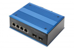 Digitus Tstuslik 4+2 sadama Gigabit Ethernet PoE lliti