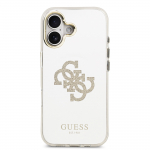 GUESS PC/TPU peegeldatav 4G Glitter logo MagSafe mbris Apple iPhone'i 17 jaoks