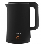 Lafe Elektrituba kahekihilise seini Double Wall MustTranslation: Double Wall Black Electric Kettle