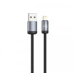 Tellur Minimalist USB-Lightning kaabel 3A, 1m, must