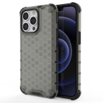 Hurtel Honeycomb Case armor cover with TPU Bumper for iPhone 13 Pro black