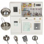 RoGer Wooden Kitchen for Children with Refrigerator