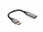 LANBERG Adapter DisplayPort (male) - HDMI (female) 4K 20cm hall