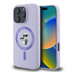 Karl Lagerfeld KLHMP16XSCMKCRHU iPhone 16 Pro Max 6.9" fioletowy/purple hardcase Silikoonist Karl AND Choupette Ring MagSafe