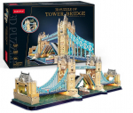 Cubicfun Kuubiline lnaju puzzle 3D Tower Bridge LED