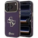 GUESS IML 4G Script Metal Case iPhone 18 Pro Max / 17 Pro Max Burgundy jaoks