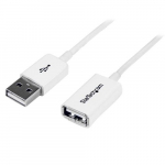 StarTech.com 3m valge USB 2.0 laienduskabel A to A - M/F