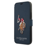 U.S. Polo Assn. US Polo USFLBKP12MPUGFLNV iPhone 12/12 Pro 6,1" granatowy/navy book Polo tikandiga kollektsioon