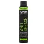 Syoss Kuiv ampoon rasvase juuste vastu kiiresti Anti Grease (Dry Shampoo) 200 ml