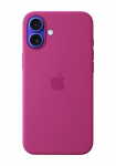 APPLE iPhone 16 Plus Silicone Case with MagSafe fuchsia