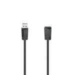 Hama 00200628 USB-juhe 1,5 m USB A 5 Gbit/s Must