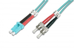 Digitus LWL Patchkabel LC - ST 5.00m Multimoodi Duplex OM3