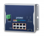 Planet IP30, IPv6/IPv4, L2+ 8-Port 10/100/1000T 802.3at PoE