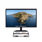 Twelve South Curve Riser Ergonomic monitor stand with integrated shelf for iMac, iMac M1 and most external displays