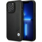 BMW Etui BMHCP14L22RBDK iPhone 14 Pro 6,1" tarna/must kvakott nahast sinised tpid