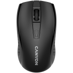 CANYON MW-7, 2.4Ghz wireless mouse, 6 buttons, DPI 800/1200/1600, with 1 AA battery ,size 110*60*37mm,58g,black