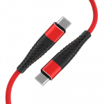 Fusion Accessories USB-C to USB-C 65W Red