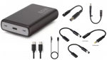 CoreParts USB-C PD65W Power bank 20.000 mAh W126091221, Black, with 7