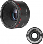 Yongnuo YN0135 objektiiv, YN 50mm f/1,8 II objektiiv Canon EF-le