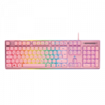 Deltaco PK75 Gaming Tastatur Membran RGB pink