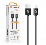 ALIGATOR DATKP43 USB-kaabel USB 3.2 Gen 1 (3.1 Gen 1) 1 m USB A USB-C must