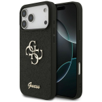 Etui Guess Fixed Glitter Big 4G do iPhone 18 Pro Max / 17 Pro Max czarny