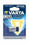 Varta Lithiumiakude Fotoakustiik Cylindrical CR123A CR17345 1. kord.