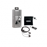 Shure SE112-GR Juhtmega krvaklapid kned/muusika Must, Hall