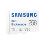 SAMSUNG PRO Endurance 256 GB microSDXC (2022) (wei, UHS-I U3, Class 10, V30)