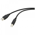 Renkforce RF-5720400 USB-kaabel USB 2.0 15 m USB A USB B Must