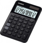 CASIO MS-20UC-BK arvuti phiklassikalculator musta vrviliseks pinnaks