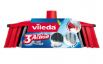 Vileda 142156 harja Indoor Pehme / Kva harjaste Poletleentereftalaat (PET) Must, Hall, Punane