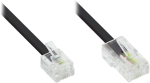 Good Connections DSL-modemi kaabel 6 meetrit RJ11-RJ45, must