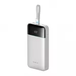 Cuktech LPB252N 120W 25000mAh toitebank integrieritud USB-C kaabliga - Valge