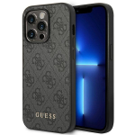 GUESS GUHCP14LG4GFGR iPhone 14 Pro 6,1" sari/hall kare kest 4G Metall Kullusega logo