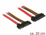 Delock SATA pikenduskaabel paigas, 20 cm (84362)