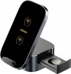 Laadija Dudao Laadija Dudao A11Pro+ induktsioonlaadija 15W 3in1 telefonile / nutikellale / krvitsatele - must