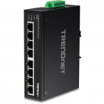TRENDNET TI-E80 vrgulliti Haljatud Kiir Ethernet (10/100) Must
