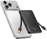 Juhtmeta laadija Qi2.2 25W Apple 3-s-1, kaasatud 90 cm retraktrne kaabel