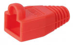 MicroConnect RJ45 pingutuskatte, punane, 50 tk, kaabel sisendiga