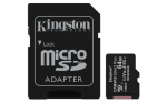Kingston Technology Canvas Select 64GB microSDXC Plus 100R A1 C10 kaart + ADP