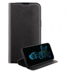 Vivanco Premium Wallet mobile phone case 17 cm (6.7) Wallet case Black