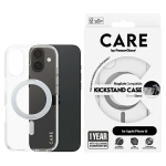 PanzerGlass CARE by Feature Kickstand Case iPhone 16 6.1" srebrny/silver MagSafe 1325